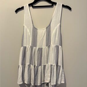 AE Tiered Striped Tank